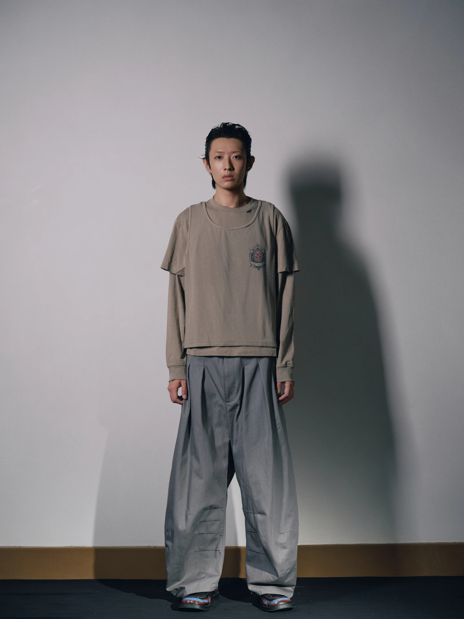 ASTER Layered Graphic L/S TEE