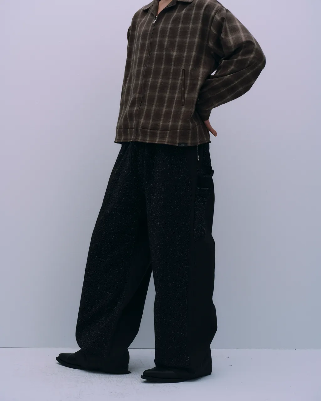 ASTER Raw Edge Panel Work Pants