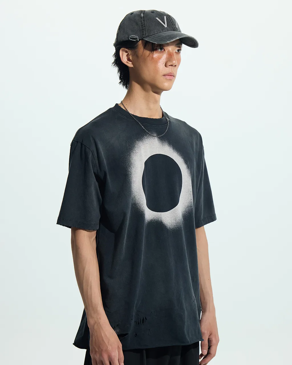 VACANT ES0200  Eclipse Distressed Tee