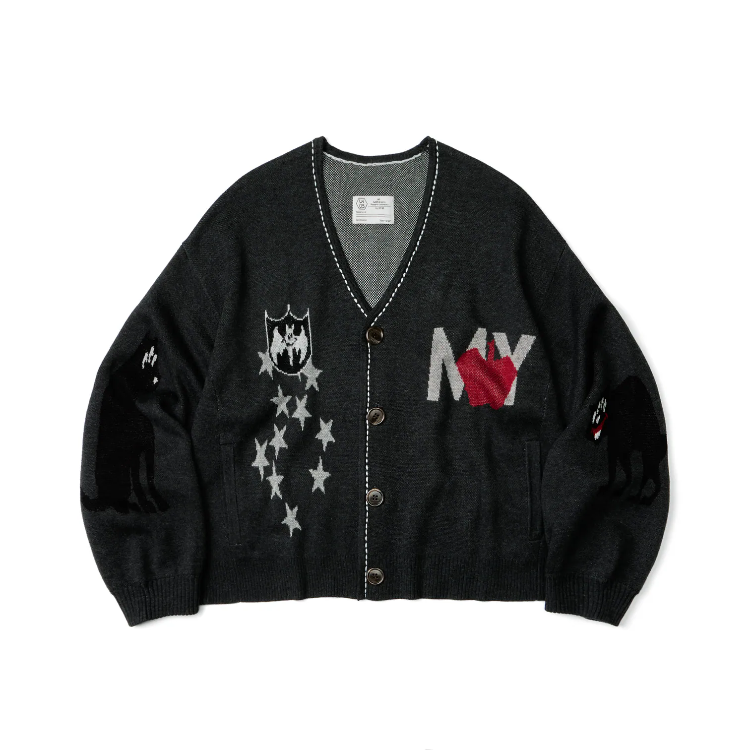 WALL OF SOUND 2:14/“COKEHEAD” FANTASYLAND CARDIGAN
