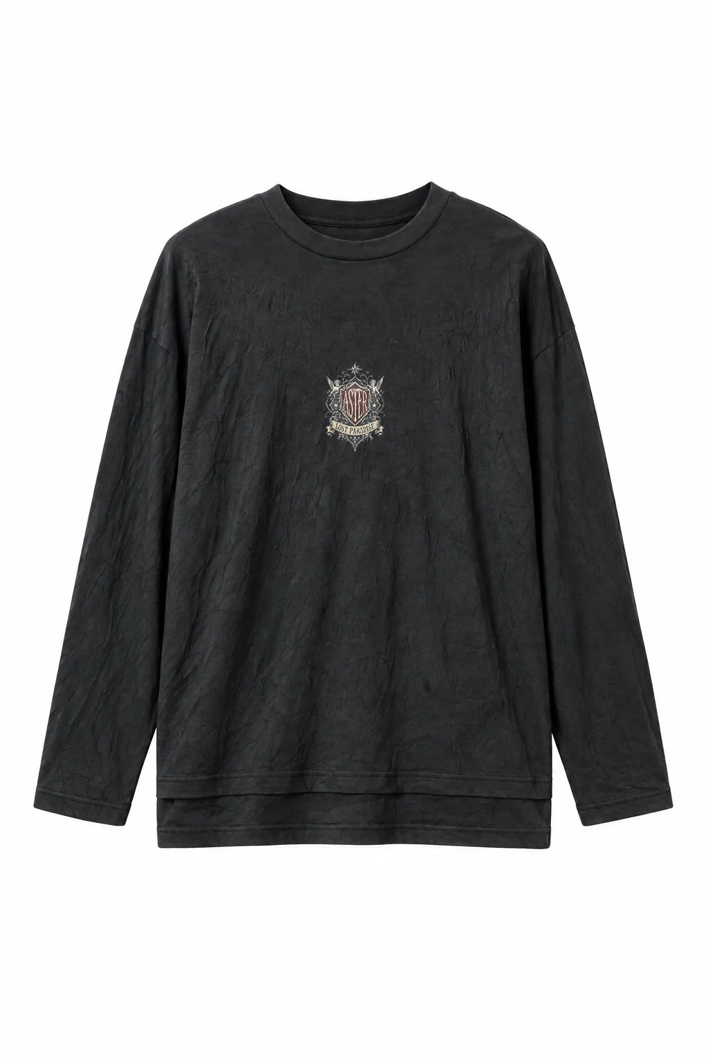 ASTER Ruched Crewneck Tee