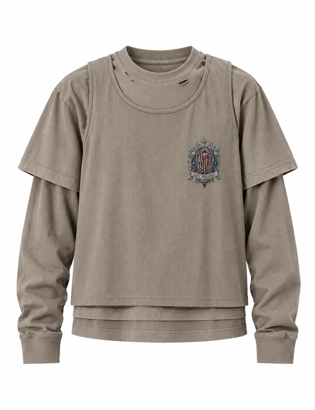 ASTER Layered Graphic L/S TEE