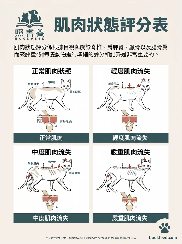 貓肌肉評估