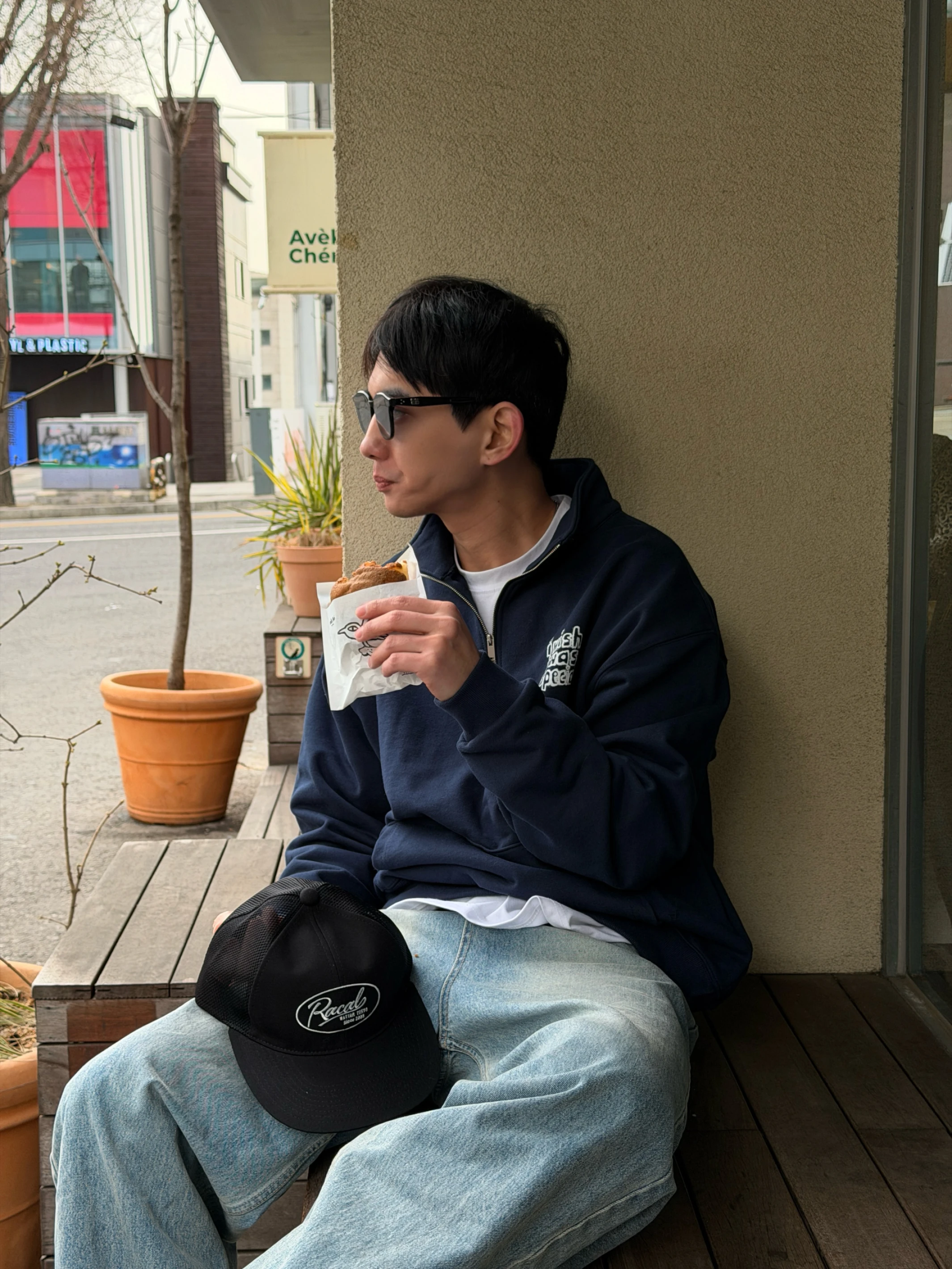半拉鍊立領大學踢