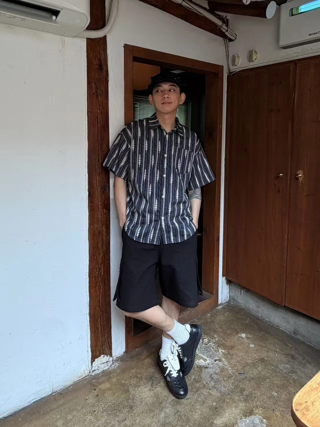 質感斜紋工裝短褲