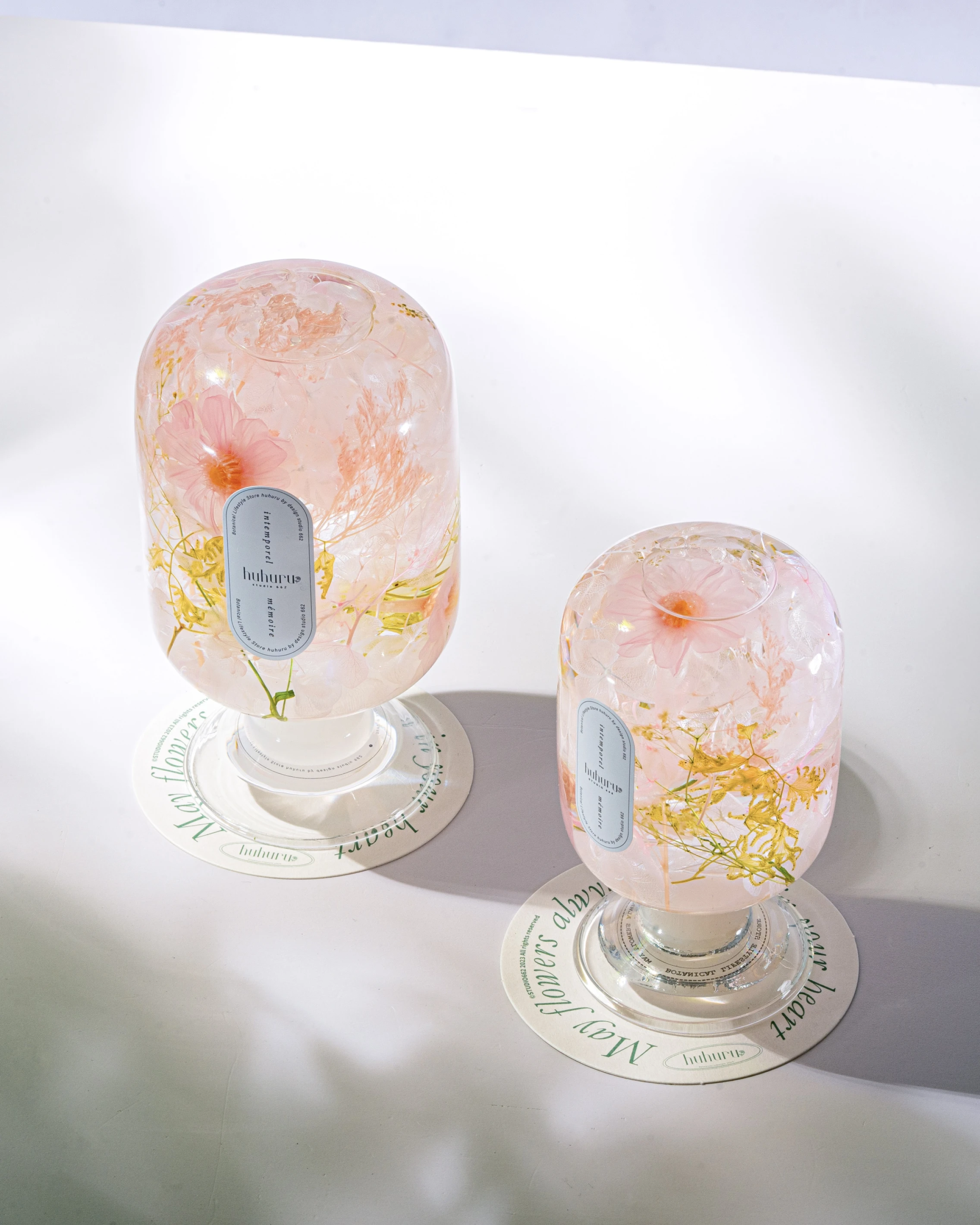 植境花藝瓶－百日菊之夢 (含燈座)