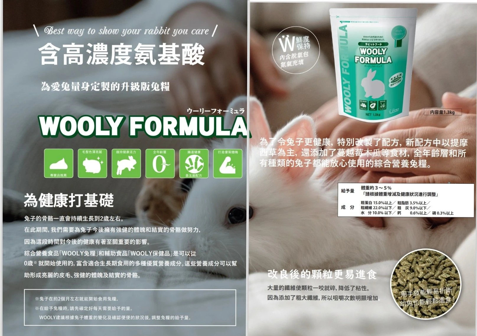 WOOLY FORMULA綜合營養飼料