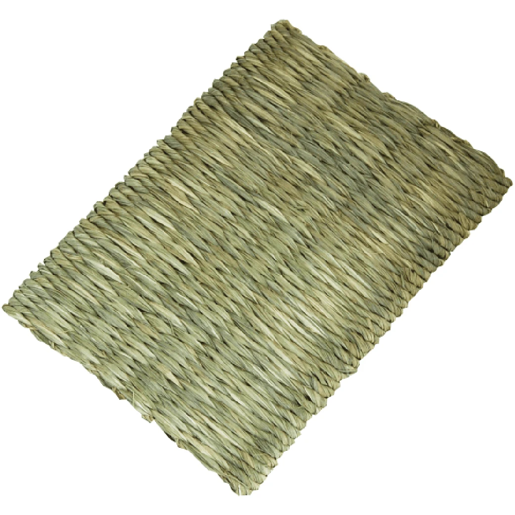 Marukan小動物用天然手工編織牧草墊(L)