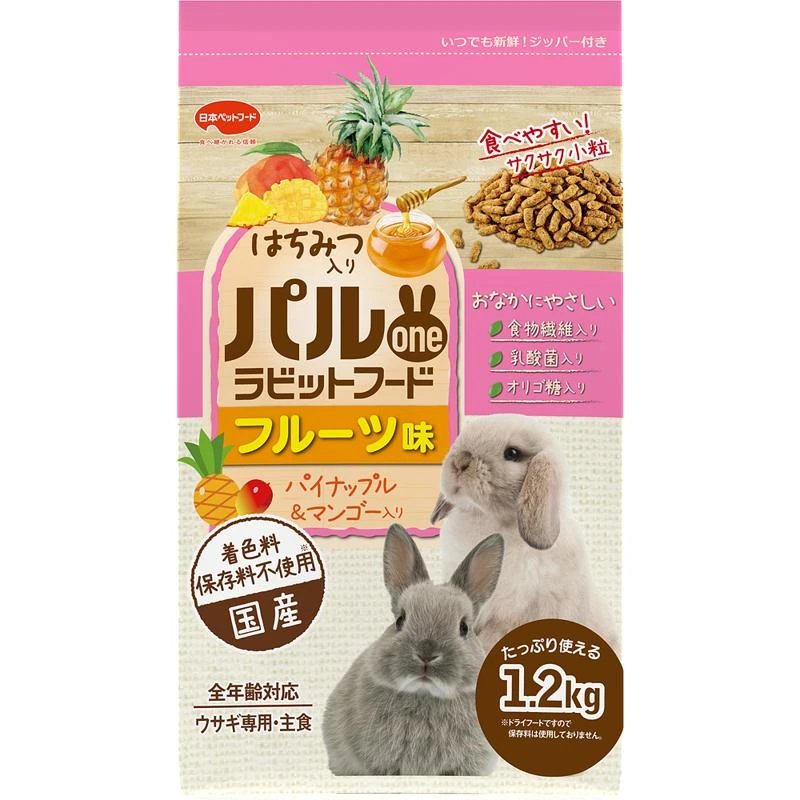 日寵 好朋友蜂蜜兔糧(水果口味)1.2公斤