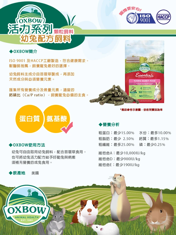 OXBOW幼兔飼料(5磅)