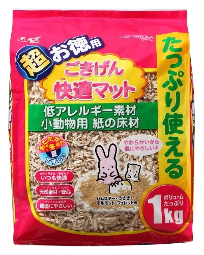 GEX 小動物舒適紙墊料