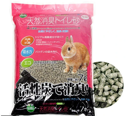 Marukan天然活性炭除臭木屑砂(7L)