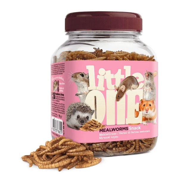 little one高蛋白麵包蟲點心