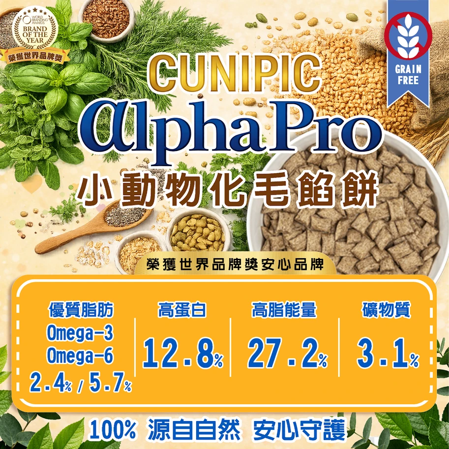 Cunipic alpha pro小動物餡餅