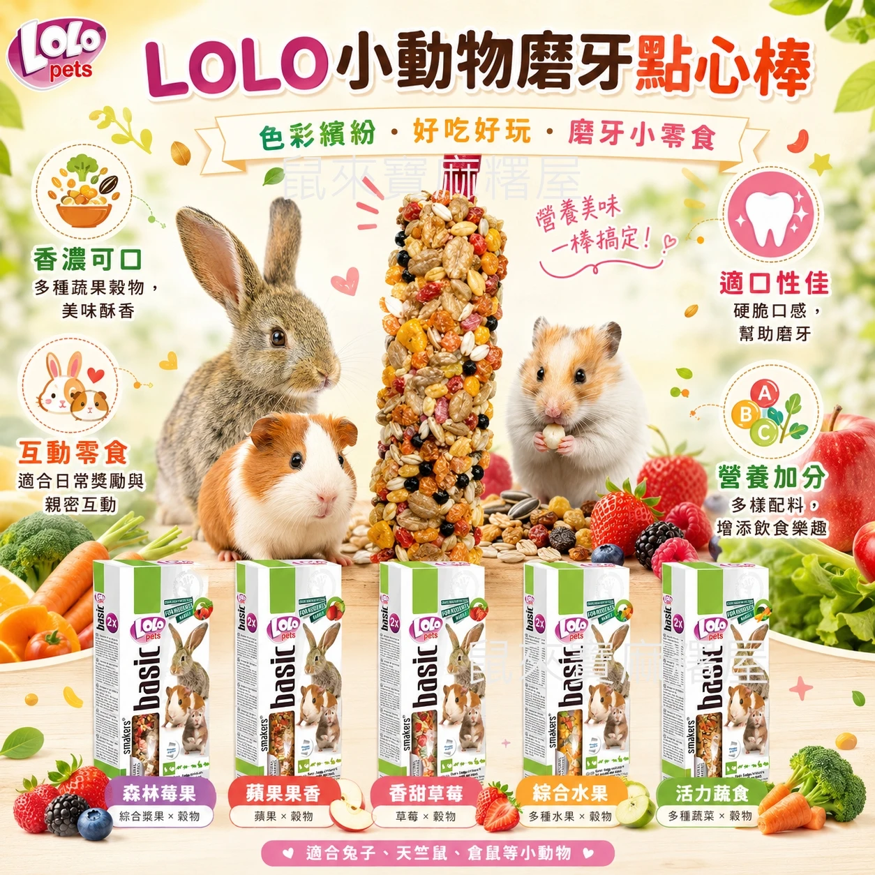 LOLO 小動物磨牙點心棒