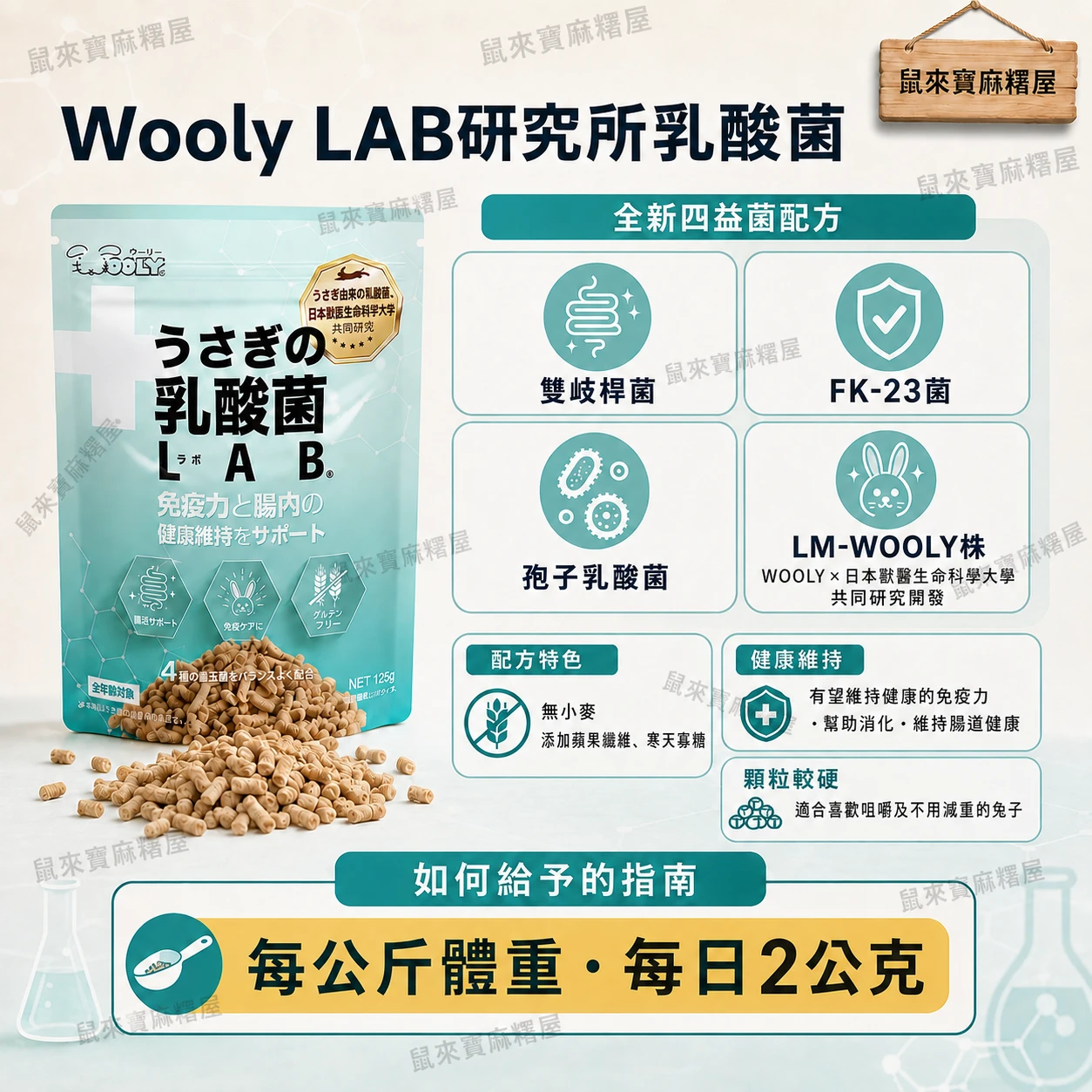 Wooly LAB研究所乳酸菌 新包裝