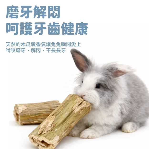 勞叔 萬兔續 天然啃咬木瓜墩