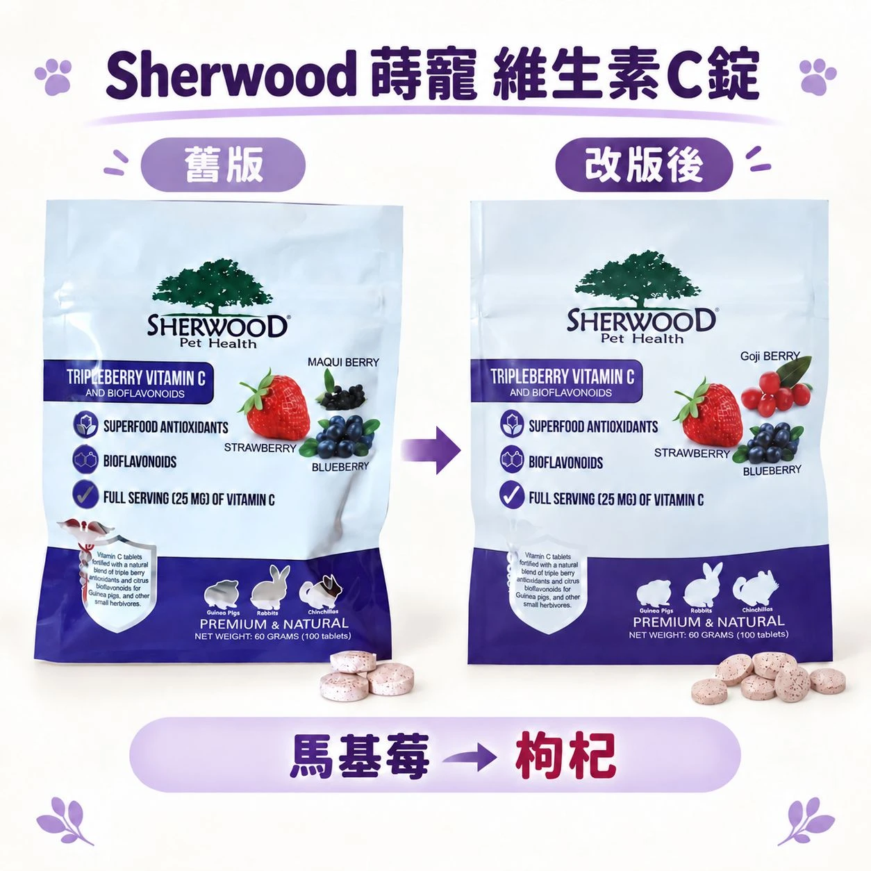 Sherwood蒔寵 維生素C保健錠