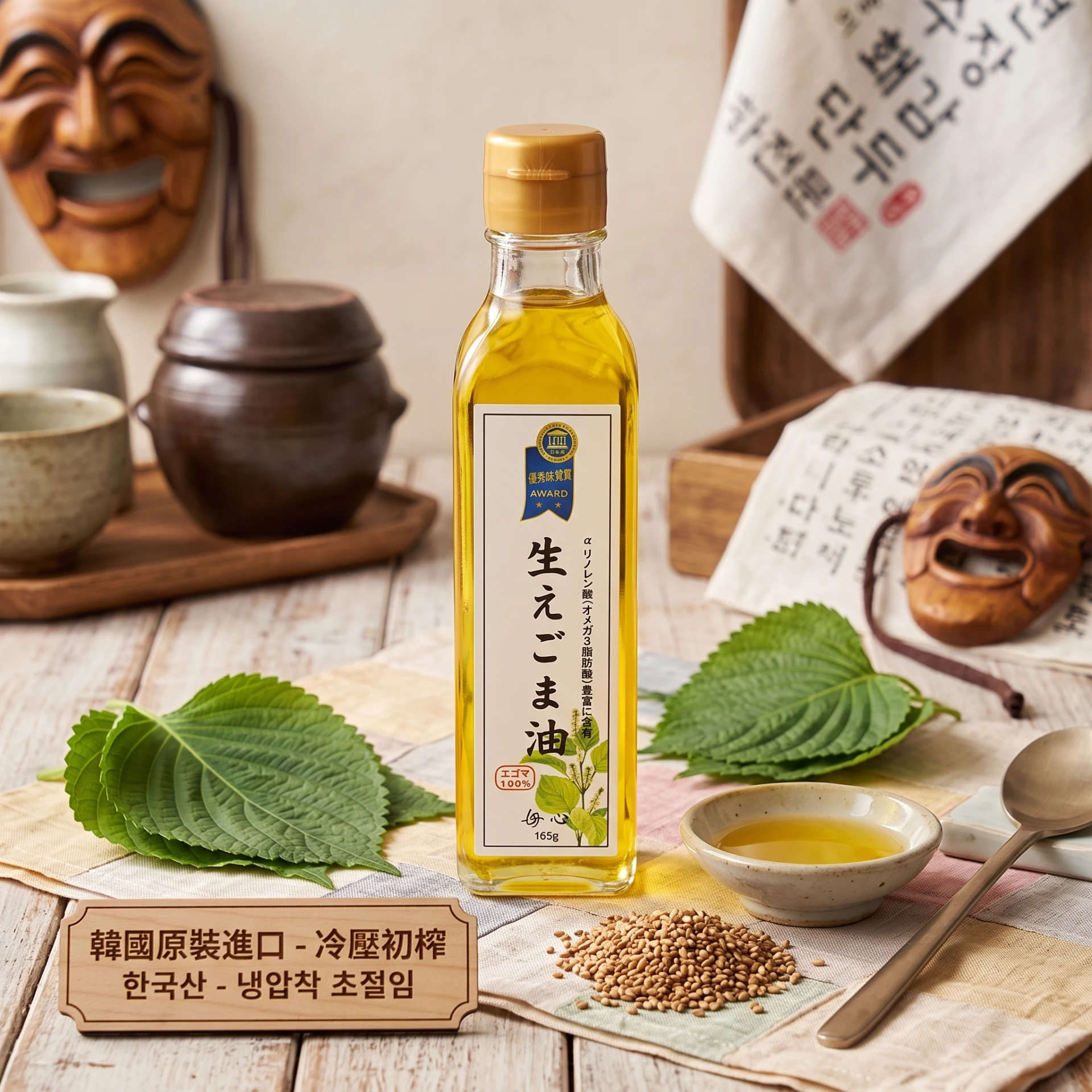 初榨冷壓生紫蘇油