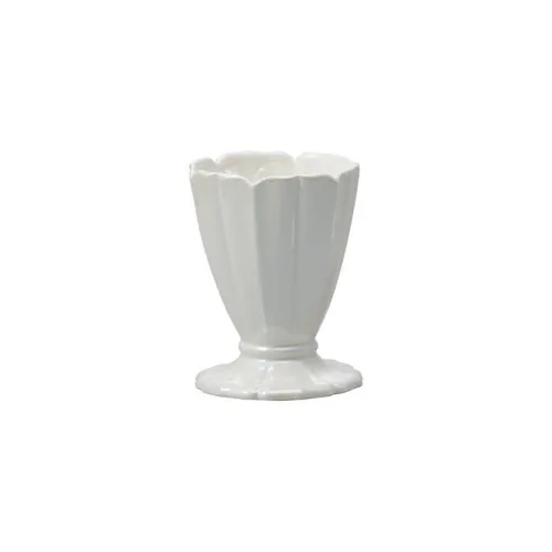 CL-366-821-103 Amelie波浪邊杯型花器 珠光白