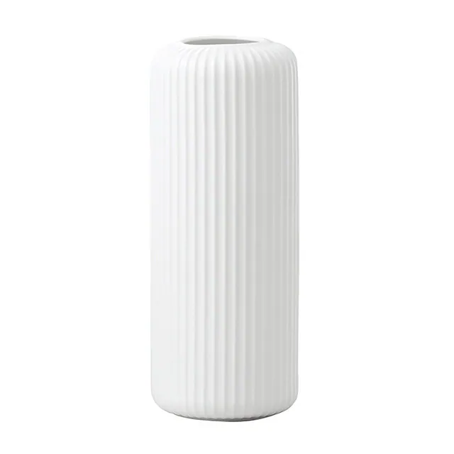 CL-366-436-100 Calme素面線條直筒花器24H