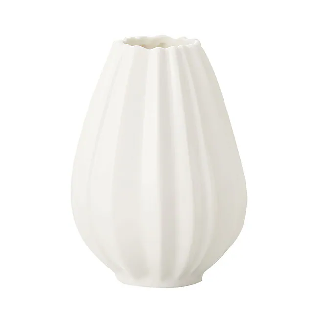 CL-366-262-100 Pleats素面直條高款花器10H/2入