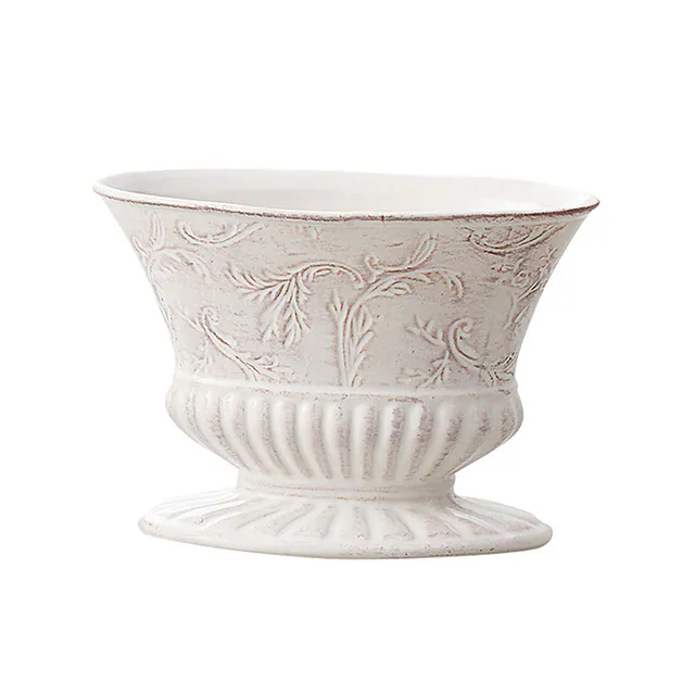 CL-120-486-100 Ramages古典雕花橢圓花器10.5H
