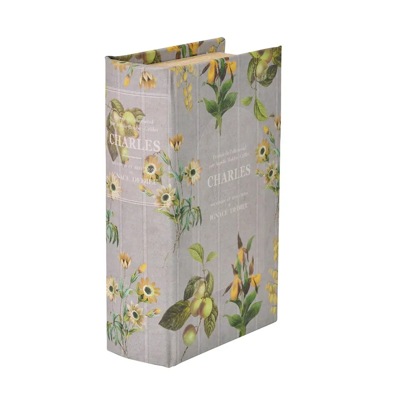 XY-10-050 兩用書本造型花器擺飾 紫丁香