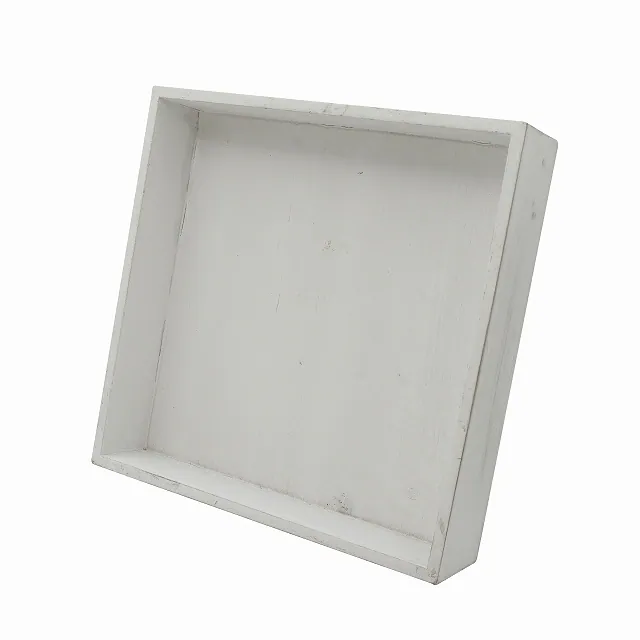 PO-WD62-WH 兩用方型木盒-大 復古白
