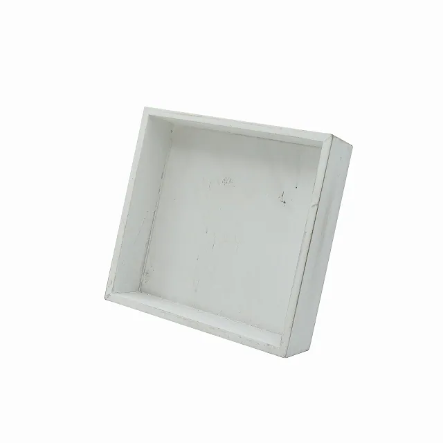 PO-WD61-WH 兩用方型木盒-小 復古白