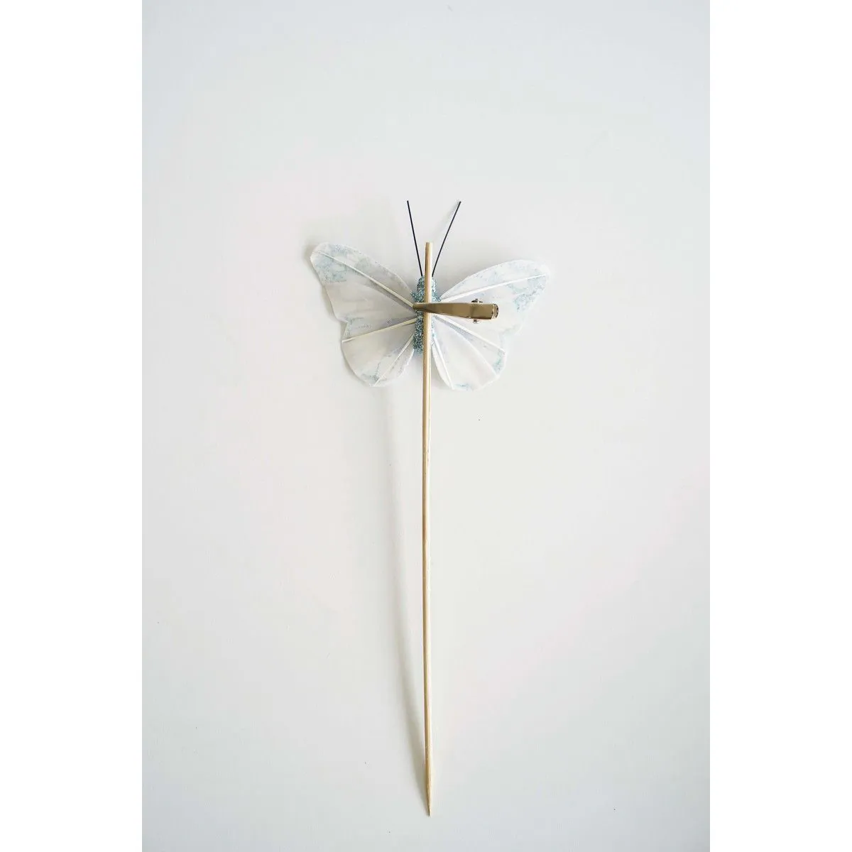 PO-6316 蝴蝶花插/6入 白
