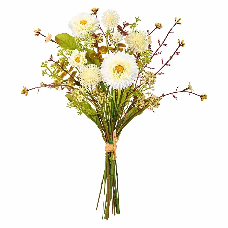 FM-7025-001 野生雛菊綜合花束 奶油白