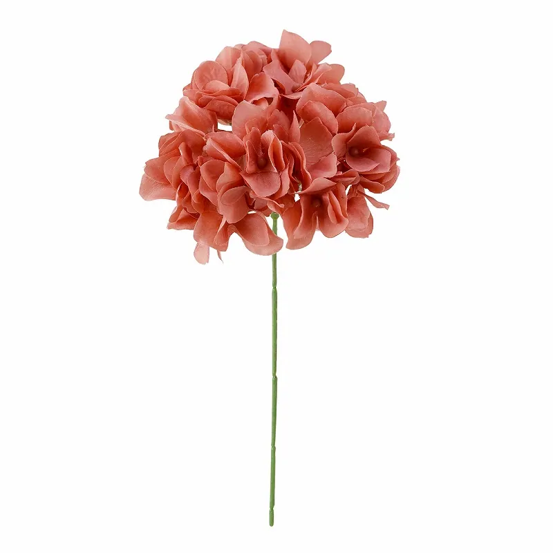 FM-25048-018 經典繡球花 紅褐