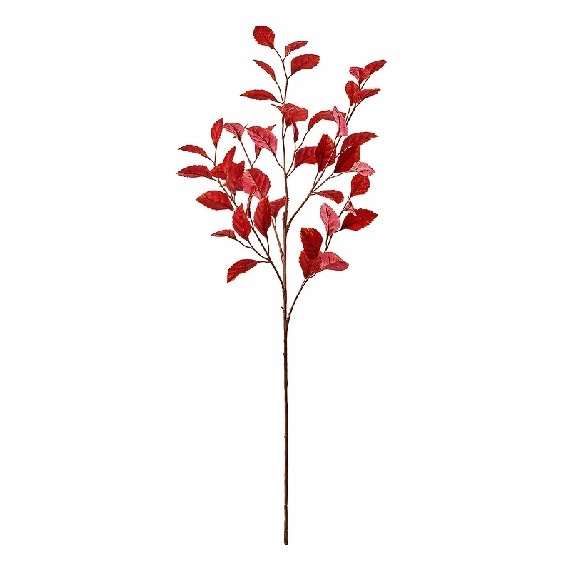 FG-598 鋸齒山毛櫸葉 酒紅