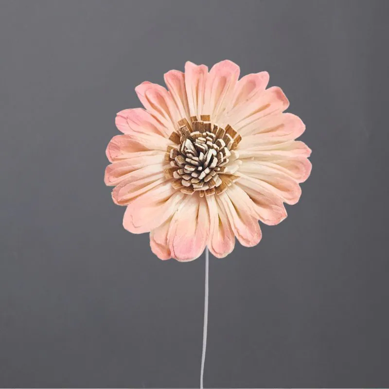 L-4346-105 索拉太陽花花插(噴漆) 櫻花粉漸層