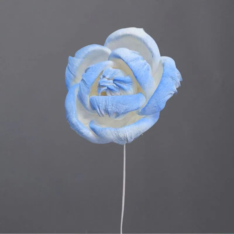 L-3696-616 索拉梔子花花插(噴漆) 晴空藍
