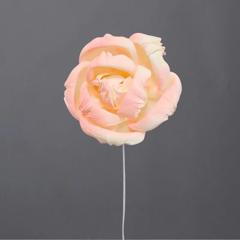 L-3696-101 索拉梔子花花插(噴漆) 櫻花粉