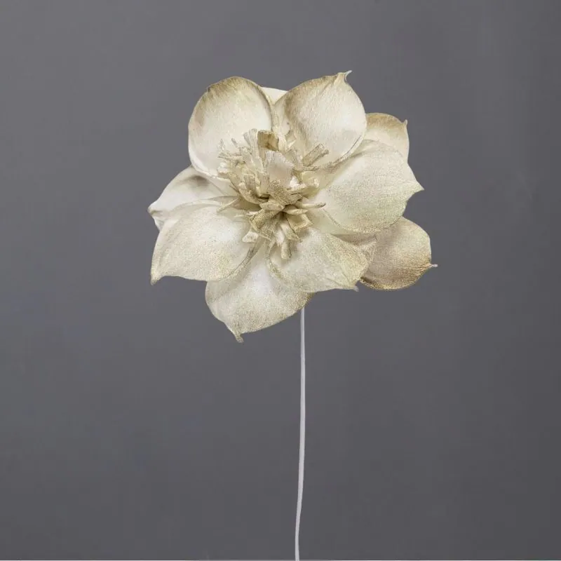 L-3596-929 索拉扶桑花花插(噴漆) 復古金