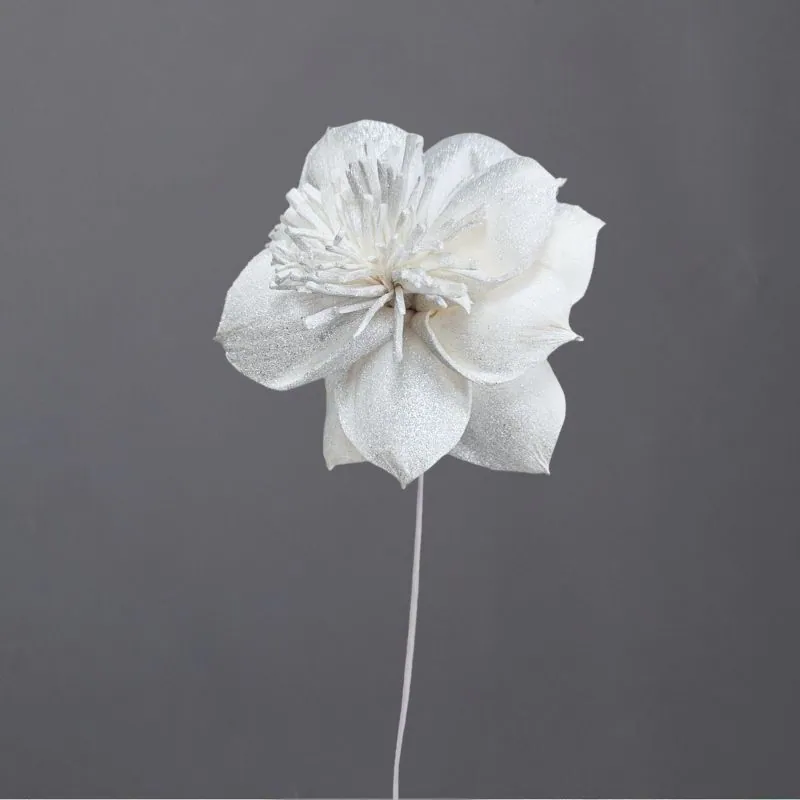 L-3596-904 索拉扶桑花花插(噴漆) 極光銀