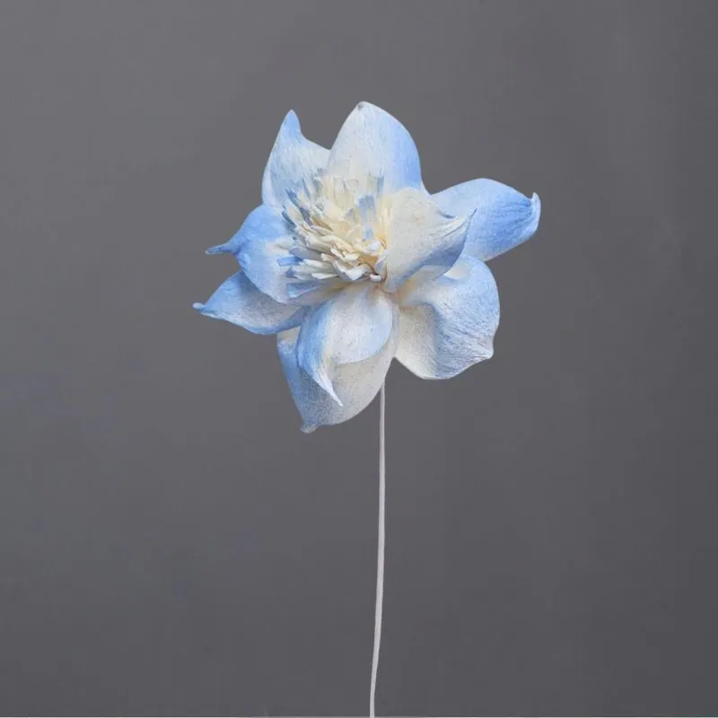 L-3594-616 索拉扶桑花花插-小(噴漆) 晴空藍