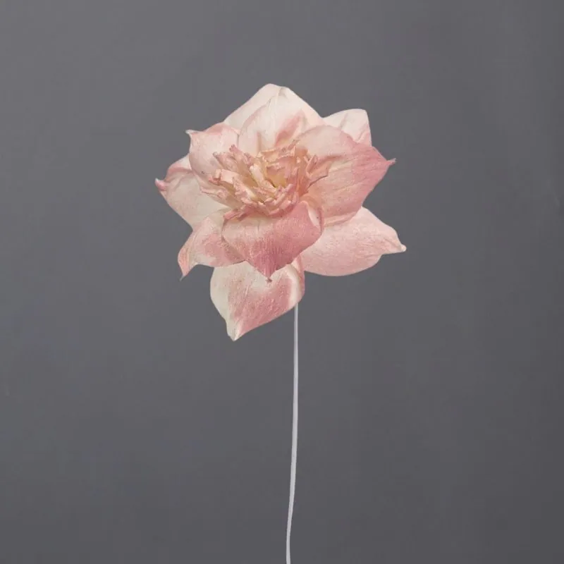 L-3594-146 索拉扶桑花花插-小(噴漆) 微醺粉