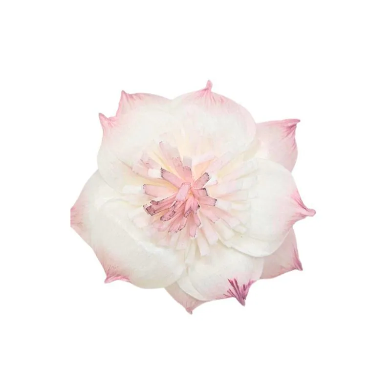 L-3507-176 索拉扶桑花(滾邊漸層) 煙霧粉漸層