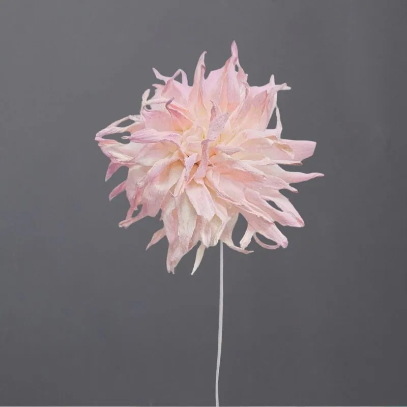 L-3496-122 索拉大理花花插(噴漆) 奶霜粉