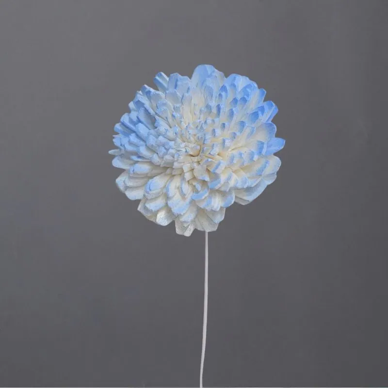 L-3394-616 索拉尖葉菊花插-小(噴漆) 晴空藍