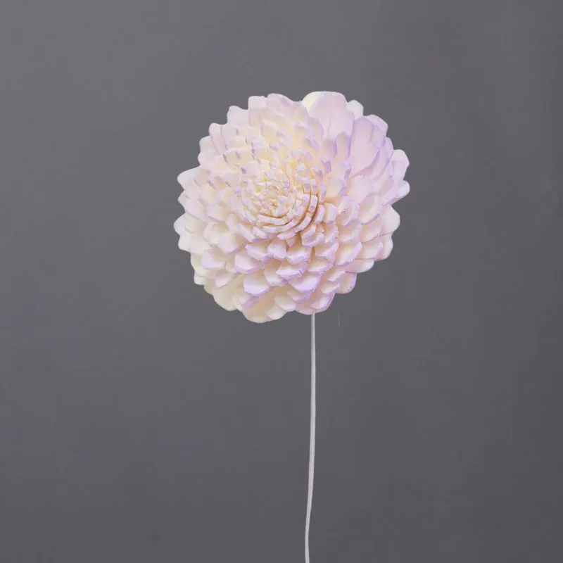 L-3394-427 索拉尖葉菊花插-小(噴漆) 紗霧紫