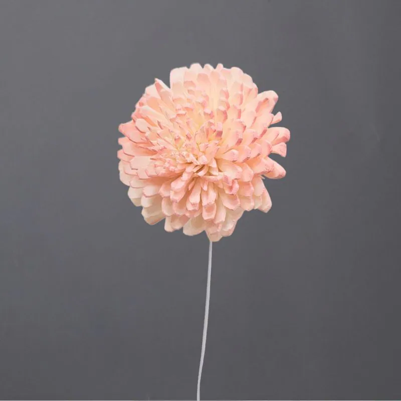 L-3394-101 索拉尖葉菊花插-小(噴漆) 櫻花粉