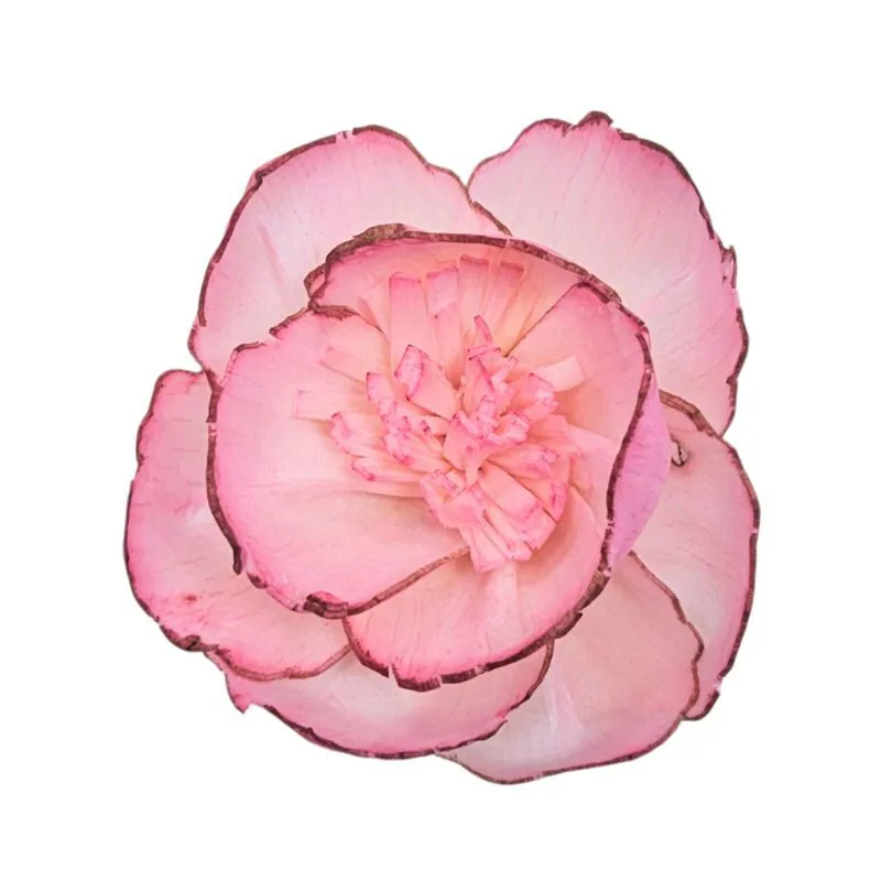 L-3286-221 索拉鑲邊牡丹 莓果粉