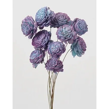 32085-642 索拉玫瑰花插-小(雙色) 藍紫