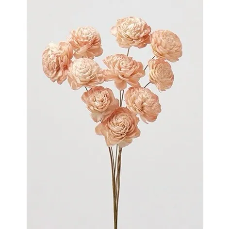 32085-102 索拉玫瑰花插-小(雙色) 白粉