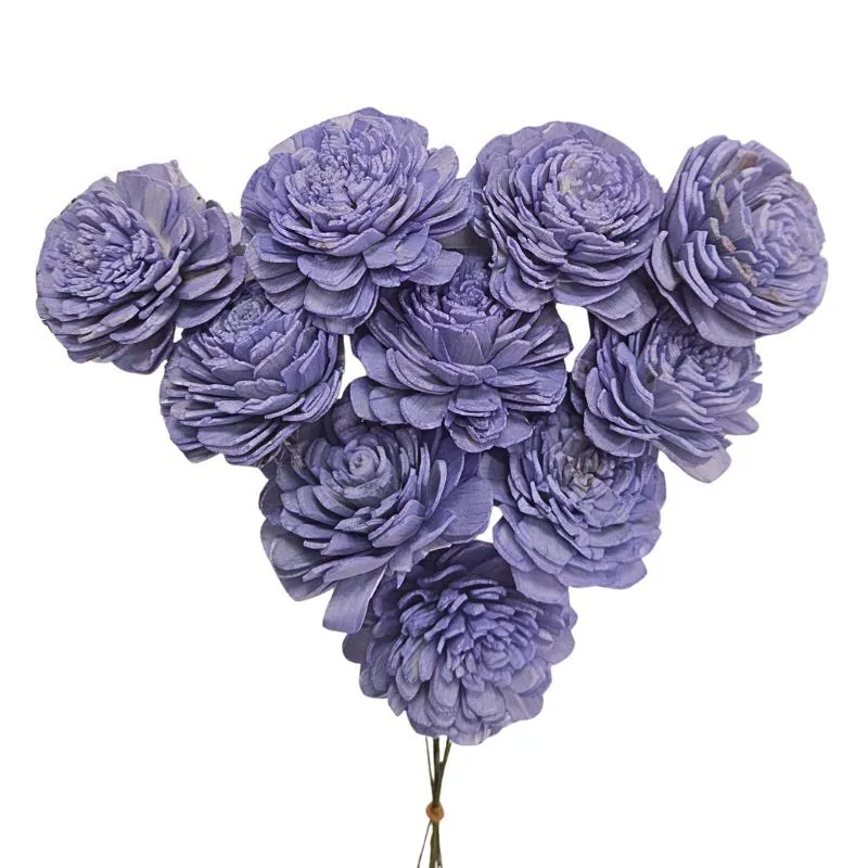32083-631 索拉玫瑰花插-大 粉霧藍